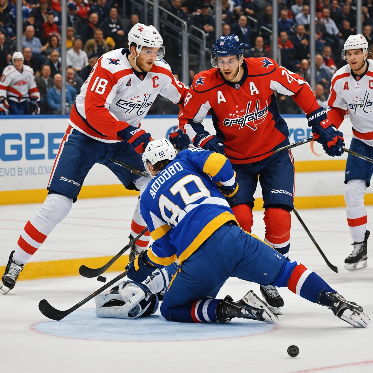 Наследника Овечкина покалечил русский крушитель! Задоров жестко врезал Мэттьюсу — тот не смог вернуться на лед