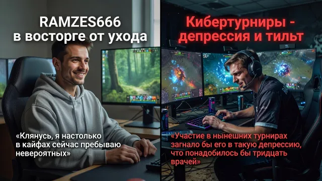 RAMZES666 в восторге от ухода. Кибертурниры - депрессия и тильт