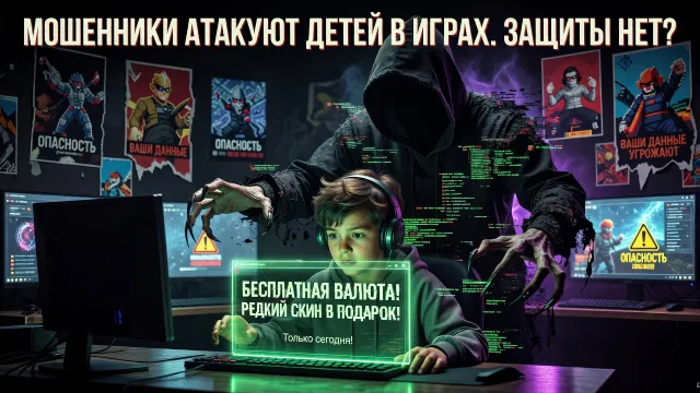 Мошенники атакуют детей в играх. Защиты нет?