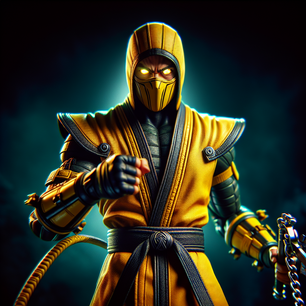 картинки скорпиона из mortal kombat